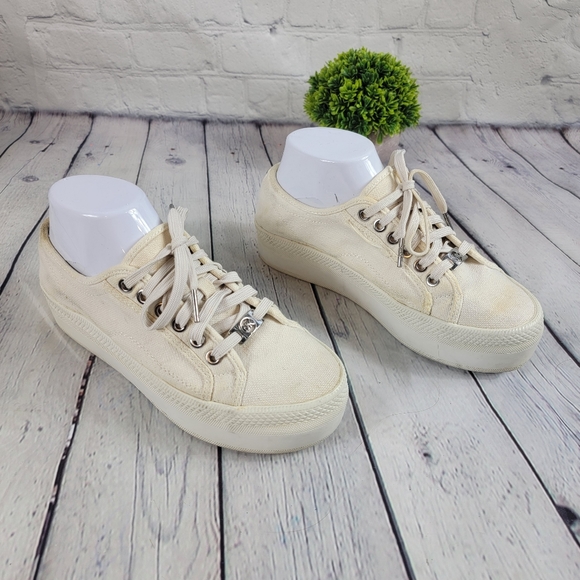 Michael Kors Platform Sneakers Size 7.5 - Picture 2 of 6